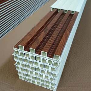Pannello in PVC insonorizzato in fibra di legno ignifuga con Design in legno di alta qualità <span class=keywords><strong>pareti</strong></span> interne salotti impermeabili hotel - Product Image 4