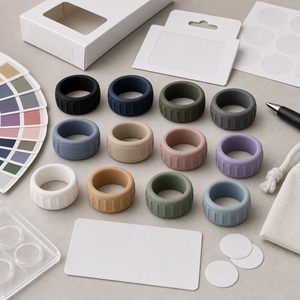 เคสซิลิโคน Oura Ring 5/4 Galaxy Ring RingConn Ultrahuman รุ่น OEM สีสันตามสั่ง ชุดตัวอย่างอุปกรณ์ป้องกันแหวนอัจฉริยะ กล่องของขวัญ - Product Image 4