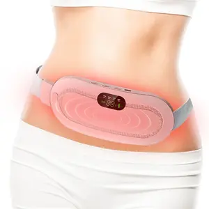 Vente en gros de coussinets chauffants électriques portables pour femmes pour les périodes patch ceinture masseur anti-douleur coussin chauffant menstruel pour les crampes menstruelles
