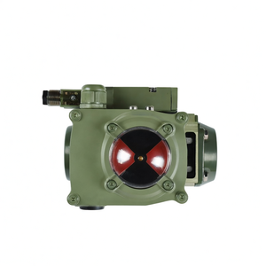 Válvula de Bola de 3 Vías COVNA HK56 DN25 1\" con Actuador Neumático para Vapor, Acero Inoxidable 316, 1000 WOG, Garantía de 90 Días - Product Image 2