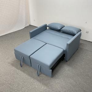 Canapé-lit en cuir pour salon, canapé-lit extensible pour 2 personnes - Product Image 4