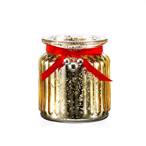 من المصنع برطمان زجاجي فاخر مغربي رمادي مخصص لصنع الشموع - Product Image 4