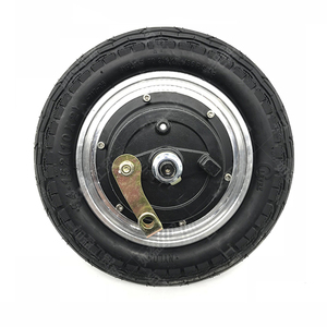 Roue de Scooter électrique avec moteur sans balais, 10 pouces, 24, 36, 48 V, 350 W, moteur intégré dans le moyeu de la roue, chargeur 350 W, <span class=keywords><strong>frein</strong></span> à tambour - Product Image 2