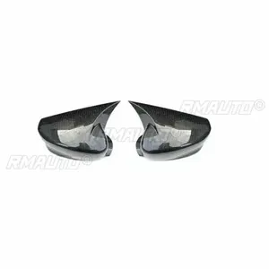 Pour Honda Accord 8ème, 8.5ème, 9ème génération 08-2017, coque de rétroviseur noir brillant aspect fibre de carbone - Product Image 4