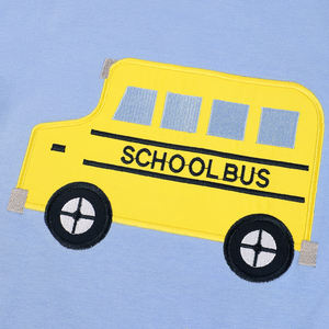 Puresun Groothandel Op Maat Gemaakt Cartoon Applicatie Korte Mouwen Kinderkleding Set Kinderkleding Katoen Jongenskleding Sets - Product Image 5