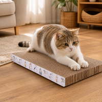 Planche à gratter en carton ondulé personnalisable avec logo, double face, réversible, en vrac, écologique