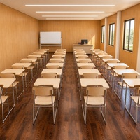 Aula Contenedor Prefabricada, Edificio Escolar Modular de 20 pies/40 pies, Casa de Aula Desmontable con Estructura de Acero para Educación Rural