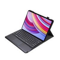 A0N11-A clavier de tablette PC sans fil détachable pour Xiaomi Redmi Pad Pro 12.1 étui pour tablette en cuir d'agneau TPU avec pavé tactile