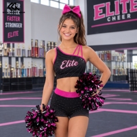 Ensemble d'entraînement de cheerleading pour filles, tenue de cheerleading personnalisée pour équipe, haut de sport et short