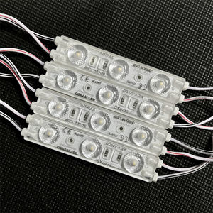 Modulo <span class=keywords><strong>led</strong></span> 12v 3 chip 1.2w 150lm per segnaletica SMD 2835 modulo <span class=keywords><strong>led</strong></span> iniezione chip <span class=keywords><strong>osram</strong></span> 3 lenti - Product Image 2