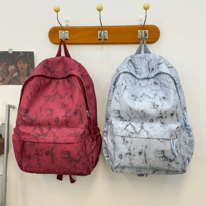 Sac à dos simple unisexe pour collégiens/lycéens ; Sac à dos tendance décontracté pour les trajets quotidiens et les voyages ; Sac à dos léger de marque chic 20-35L - Product Image 3