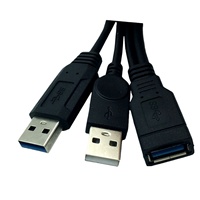 Câble SATA vers USB 3.0 Easy Drive avec port d'alimentation séparé, port série, adaptateur pour ordinateur portable, disque dur SSD, cuivre