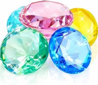 Énormes diamants acryliques pour jeux aquatiques d'été pour enfants sur la plage