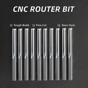 Mdf khắc Router chế biến gỗ Máy cắt hai-flute Carbide thẳng <span class=keywords><strong>CNC</strong></span> gỗ Router <span class=keywords><strong>bit</strong></span> 3.175 mét-8 mét Shank cho gỗ phay - Product Image 2