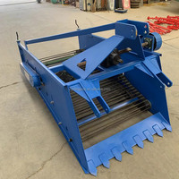 Machine de récolte de racines d'herbes à grande largeur pour tracteur agricole