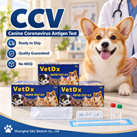 Kit de test antigénique du coronavirus canin (CCV) vétérinaire prêt à être expédié