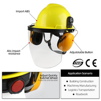 Casque de pompier ABS F1 F3 de style américain, composite, fonctionnel, isolant électrique, insonorisant, avec visière et protection du cou