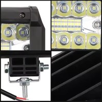 Projecteur de point de barre lumineuse LED de 7 pouces 120W et antibrouillard automobile pour camions tout-terrain 4*4 pour véhicules de travail et d'ingénierie