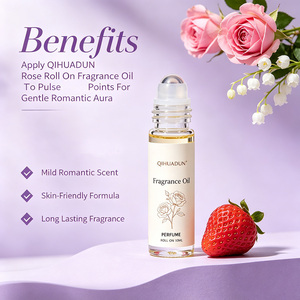 <span class=keywords><strong>Parfum</strong></span> Roll-on QIHUADUN à la rose 10 ml, <span class=keywords><strong>parfum</strong></span> floral longue durée, roll-on portable pour femmes - Product Image 2