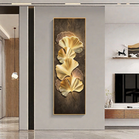 Affiche murale abstraite de luxe encadrée, art mural pour salon, hôtel, bureau, porche, décoration, peinture en porcelaine cristalline imprimée en 3D HD