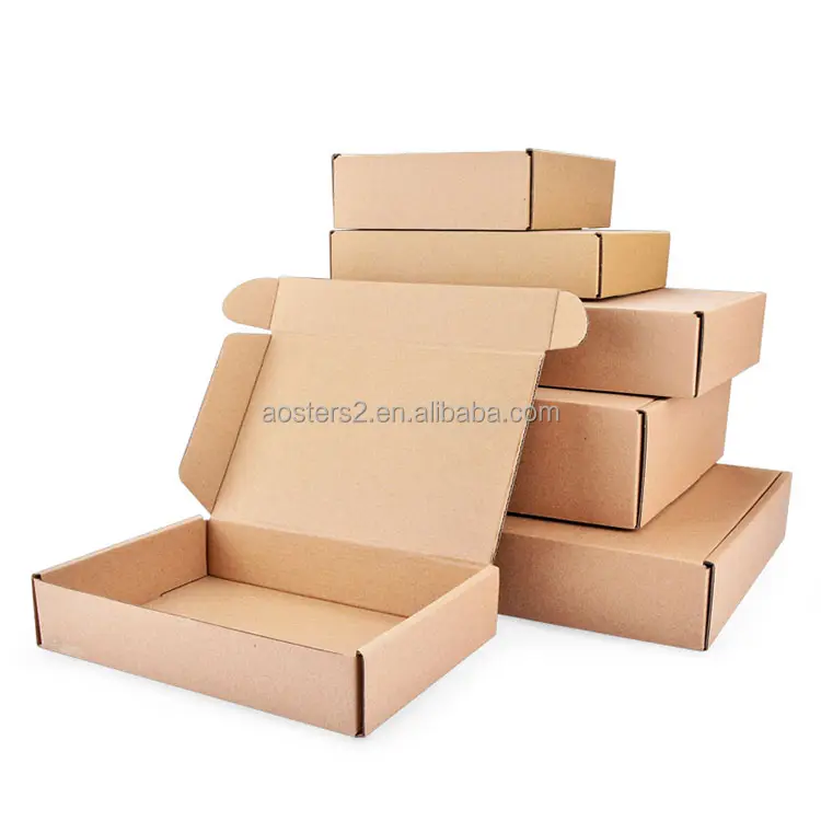 Wellpappe Verpackungs box Versand kartons Benutzer definiertes Logo für die Verpackung