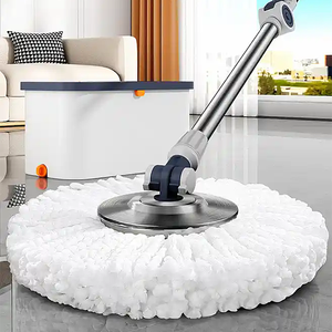 Joybos sàn làm sạch lau 360 độ xoay ma thuật quay thép không gỉ lau ống bán buôn Brite siêu khô ướt tốt nhất giẻ lau sàn - Product Image 3