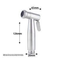 Ensemble de pistolets à pulvérisation ABS, pistolet à eau sous pression, bidet, chasse d'eau pour toilettes, pommeau de douche, pistolet de pulvérisation pour salle de bain