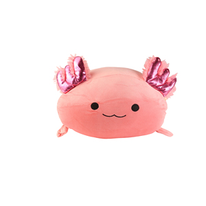 Coussin et canapé moderne pour enfant en peluche Axolotl rose de 13 pouces avec impression numérique NYFY-1227 MOQ 5/10 - Product Image 1