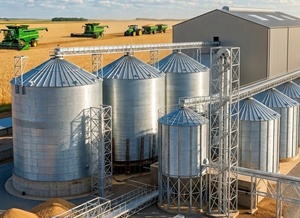 Galvanized Steel Grain Silo System Wheat Rice Paddy <b>Seed</b> <b>Storage</b> Bin Farm and Industrial Use - Product Image 4