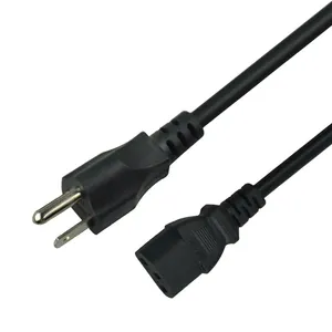 Kabel Listrik Pc, Colokan AU Tembaga 3 Pin, Kawat Listrik Pc, Laptop, Komputer