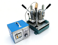 Machine à souder manuelle portable pour fenêtres en PVC, avec modèles gauche, central et droit pour les joints de type L et de type V