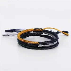 Jewelry Buddhism Good Lucky Charm Tibet Bracelets & Bangles For Women And Men Handmade Knots Rope Bracelet