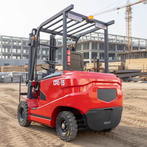 1 טון 1.5טון 2 טון 3 טון מלגזה חשמלי מחיר משקל נגד משקל כבד 4 גלגל מלגזה סוחר מונטקארגז - Product Image 1