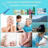 Bidé Portátil Ergonómico de Mano para Viaje, Accesorio para Botella, Limpieza Suave para Maternidad e Higiene Personal Diaria, Venta al por Mayor