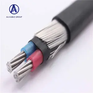 Ali-Cables concentrados de aluminio, 2/3/4/5/6 núcleos, Cables trenzados XLPE de PVC aislados, Cables eléctricos IEC ABC