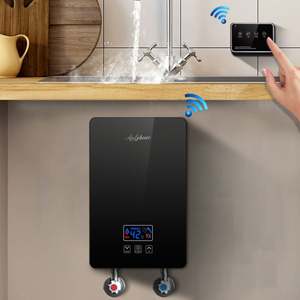 Calentador de agua eléctrico de tamaño pequeño de 220V y 6kw para RV y Hotel montado en la pared y portátil para baño de ducha - Product Image 2