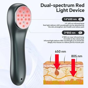 Grosir lampu merah dingin 650nm perangkat terapi Laser 808nm fisioterapi inframerah untuk manusia hewan peliharaan pijat produk pereda nyeri - Product Image 4