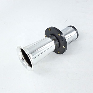 Klaxon d'air 12V vintage Ah-oo-gah pour voiture, bateau, moto, fourgonnette, camion classique, tweeter argenté 120dB certifié CE en plastique - Product Image 4