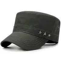 Cappello militare Vintage con Logo personalizzato in cotone con Logo personalizzato di alta qualità all'ingrosso