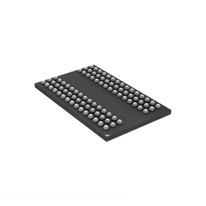 ชิ้นส่วนวงจรอิเล็กทรอนิกส์ AS4C8M32MSB-6BINTR หน่วยความจำ VFBGA 90ช่องผู้ผลิต - Product Image 1