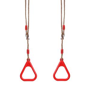 Barre de <span class=keywords><strong>Trapeze</strong></span> et <span class=keywords><strong>Anneaux</strong></span> de Gymnastique Robustes, Combo d'<span class=keywords><strong>Anneaux</strong></span> de Gymnastique Colorés pour la Cour - Product Image 2