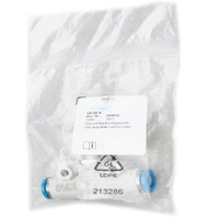 Nouvelle vanne de régulation de débit pneumatique unidirectionnelle GR-QS-8 193970 d'origine avec raccords à enfoncer et connexion PLC pour l'automatisation industrielle