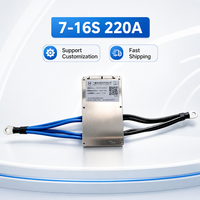 Carte de protection de batterie intelligente ANT 7-16S 220A (pic 550A) avec Bluetooth pour alimentations électriques