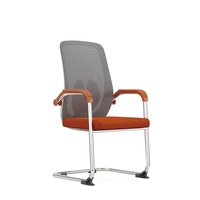 Chaise de formation moderne - Cadre en fibre de verre PP Plus - Coton haute densité - Électroplaqué avancé - Mobilier commercial pour usage bureautique