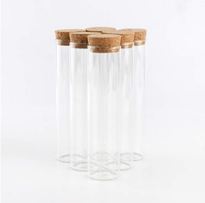 Flacon <span class=keywords><strong>en</strong></span> <span class=keywords><strong>liège</strong></span> 100 ml, flacons <span class=keywords><strong>en</strong></span> verre, grand tube à essai avec <span class=keywords><strong>bouchon</strong></span> <span class=keywords><strong>en</strong></span> <span class=keywords><strong>liège</strong></span>, <span class=keywords><strong>diamètre</strong></span> du flacon 47 mm - Product Image 1
