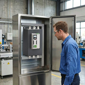 Módulo de Arranque Suave en Línea de Alta Potencia 3P 90KW-115KW con Tecnología de Estado Sólido, Comunicación RS485, IP65 para Bomba de Agua - Product Image 1