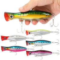 Hunter — appât en plastique ABS pour la pêche en surface et eau salée, leurre popper, 120mm, vente en gros