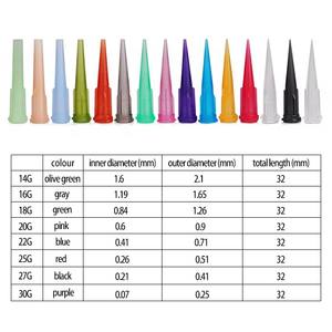 Nordson EFD TT aghi affusolati 14G 15G 16G 18G 20G 21G 22G 23G 25G lucchetto Grey Luer puntali in plastica - Product Image 6