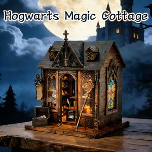 <span class=keywords><strong>Casa</strong></span> <span class=keywords><strong>de</strong></span> Muñecas <span class=keywords><strong>de</strong></span> Madera en Miniatura DIY, Rompecabezas 3D <span class=keywords><strong>de</strong></span> Madera con Cubierta Antipolvo, Ideal para Regalo, Puede Iluminarse - Product Image 1