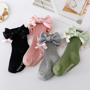 <span class=keywords><strong>2025</strong></span> Mới Thời Trang Crew Mid-Chiều Dài Vớ Màu Kẹo Thoáng Khí Chống-Trượt Pit Dải Vớ Cho Trẻ Em 0-3 Năm - Product Image 4